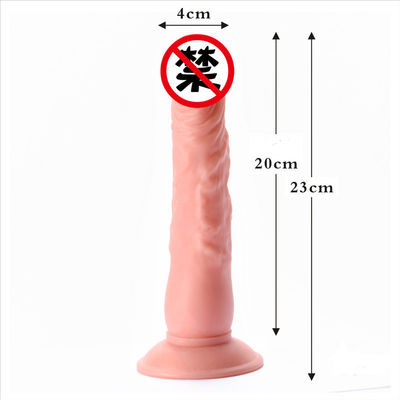 Realistische Silikon-Penis-Clitoral Anregungs-Spielwaren IPX6 40mm für Frau