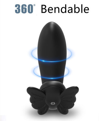 Schwarzes Zufriedenstellungsclit-Sauger Licker-Vibrator-Sex-Spielzeug IPX6 imprägniern