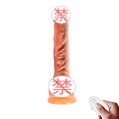 Weibliche 4cm Riese-gefälschte Penis-Clitoral Anregungs-Spielwaren-geölte Gummibeschichtung