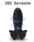 Schwarzes Zufriedenstellungsclit-Sauger Licker-Vibrator-Sex-Spielzeug IPX6 imprägniern
